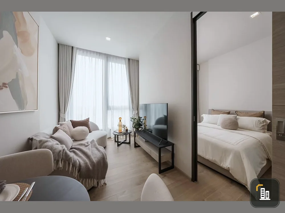For sale The Crest Park Residences, beautifully decorated room, partitioned rooms, proportionate price, don't miss it, hurry and reserve now.