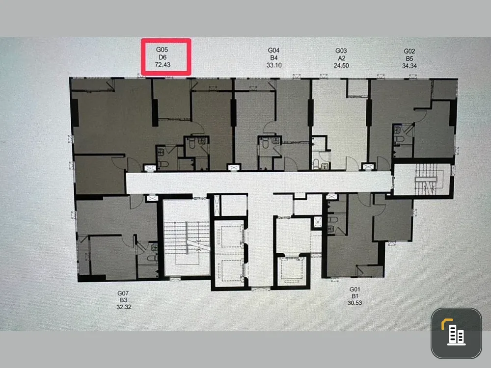 Selling down payment COBE Ratchada Rama 9, 12A floor, new condo in NEW CBD location, book now, don't miss out.