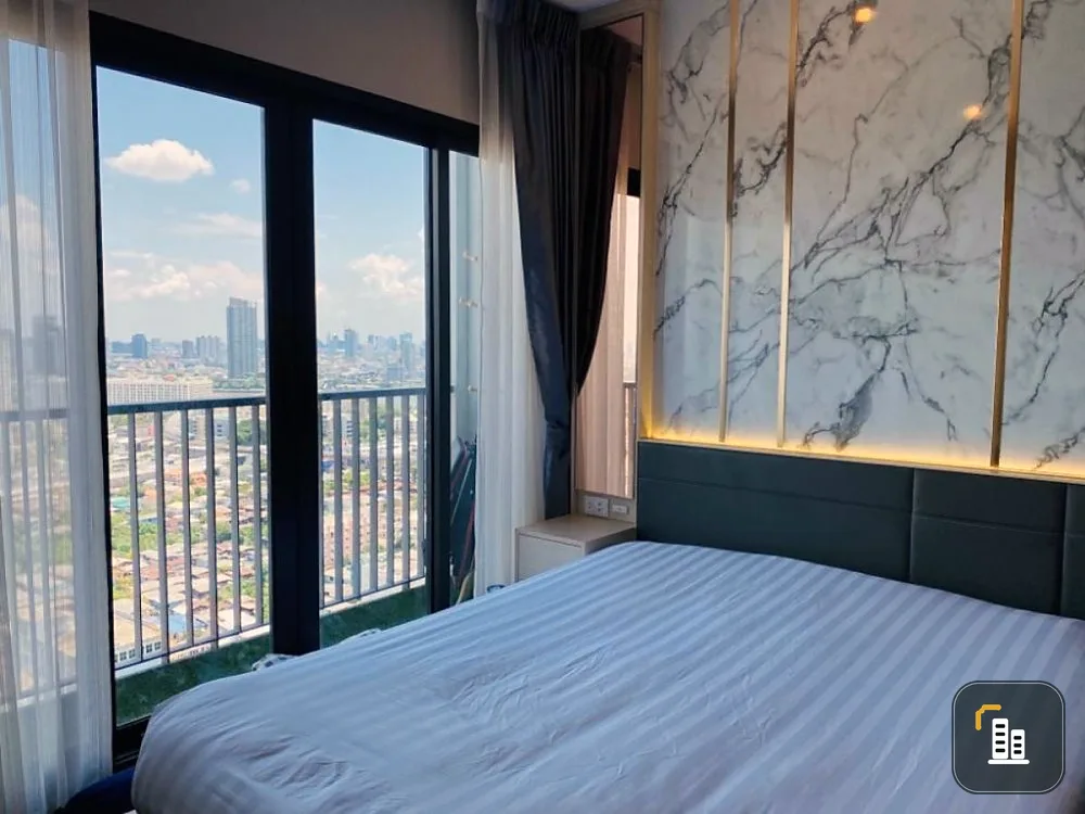 For sale: The Tree RIO Bang–Aor Station, 27th floor, Chao Phraya River view, beautiful room, fully furnished, ready to move in, reserve now.