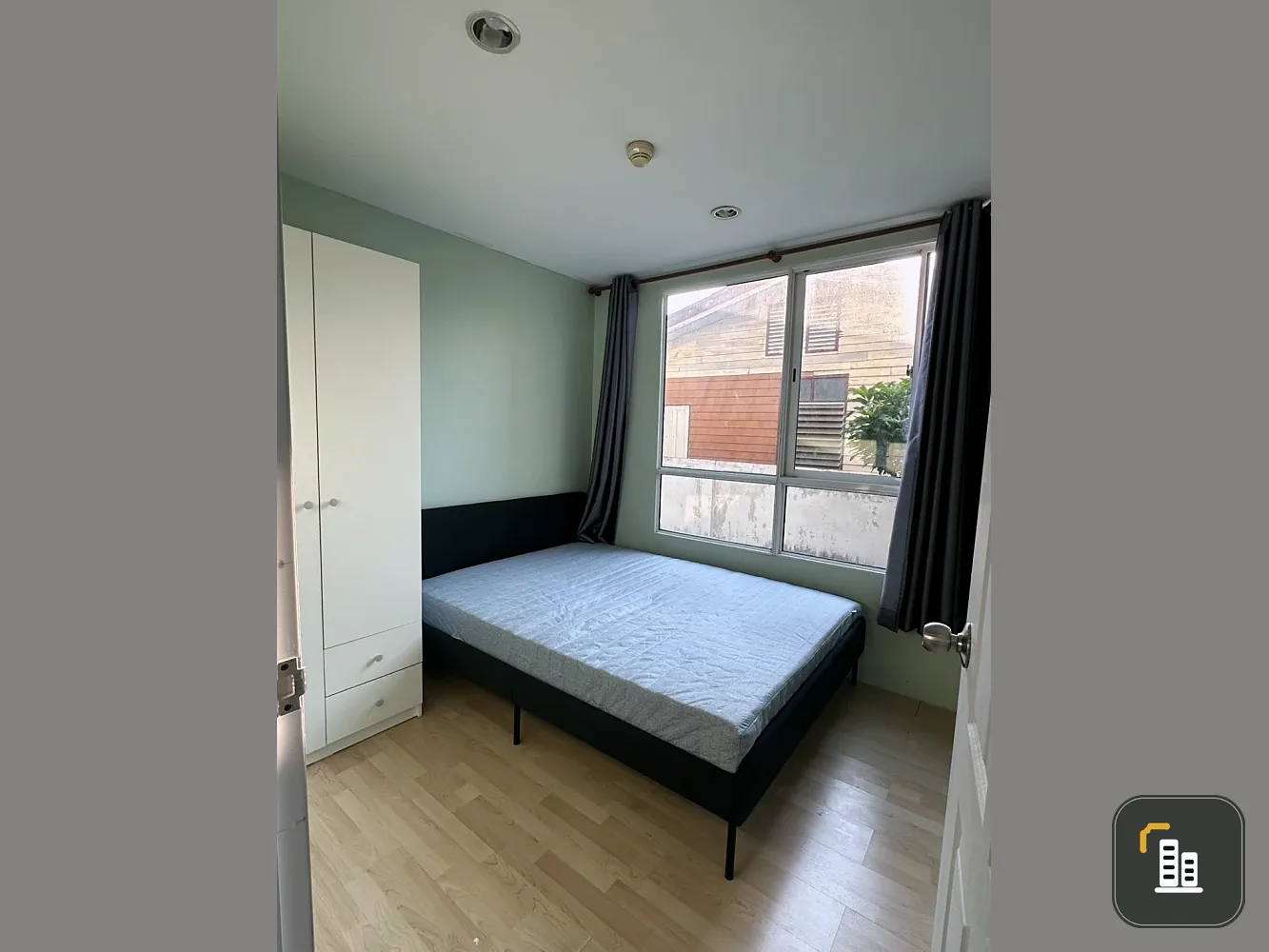 Condo for sale, Levo Lat Phrao 18, corner room, clearly separated, comfortable tree view, can you not reserve it?