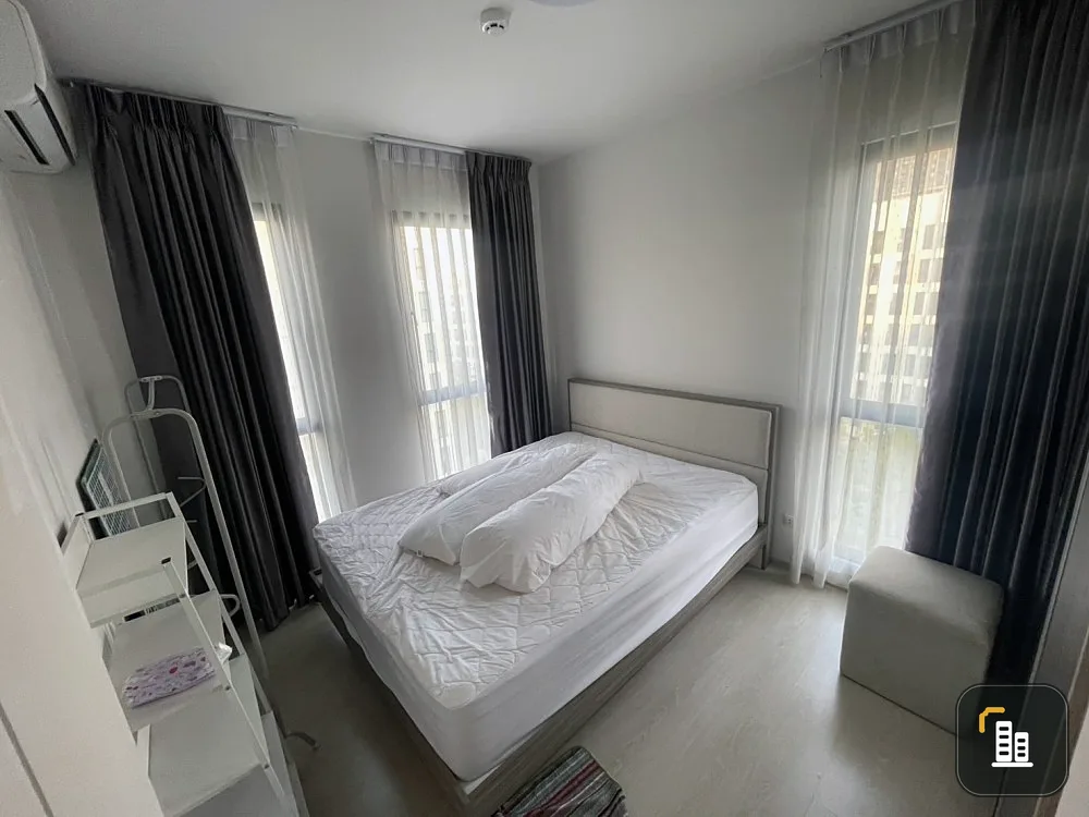 For rent!! Condo, Union Sukhumvit 72, Phase 2, 7th floor, corner room, fully furnished, ready to move in, hurry up and book now!!
