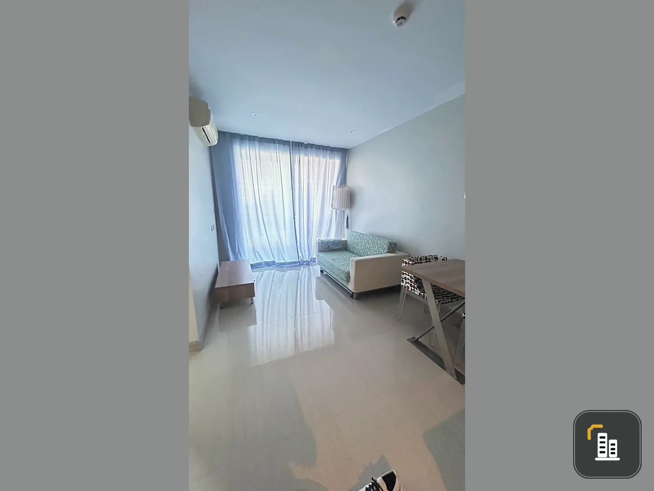 For sale: Atlantis Condo Resort Pattaya (Jomtien), 2nd floor room, shady garden view, comfortable to the eye, definitely comfortable to live in.