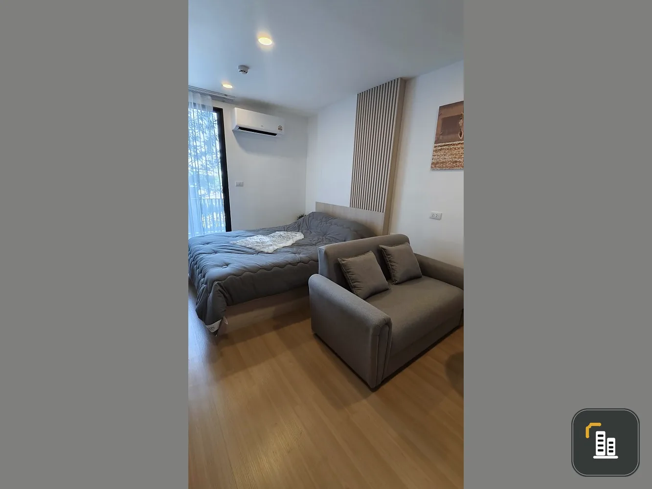For rent: Sirocco Bangna 36, 2nd floor, swimming pool view, great feeling, can really cook, air pipe goes out to balcony, hurry and book now.