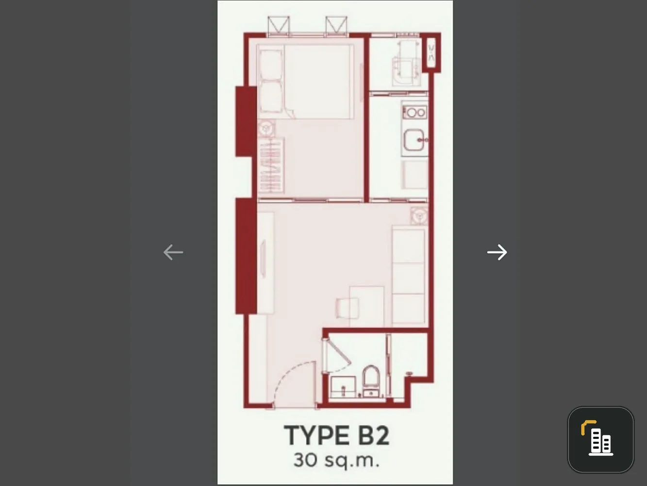 Selling down payment Aspire Huai Khwang, 15th floor, good project, nice location, reserve now, don't wait, hurry!