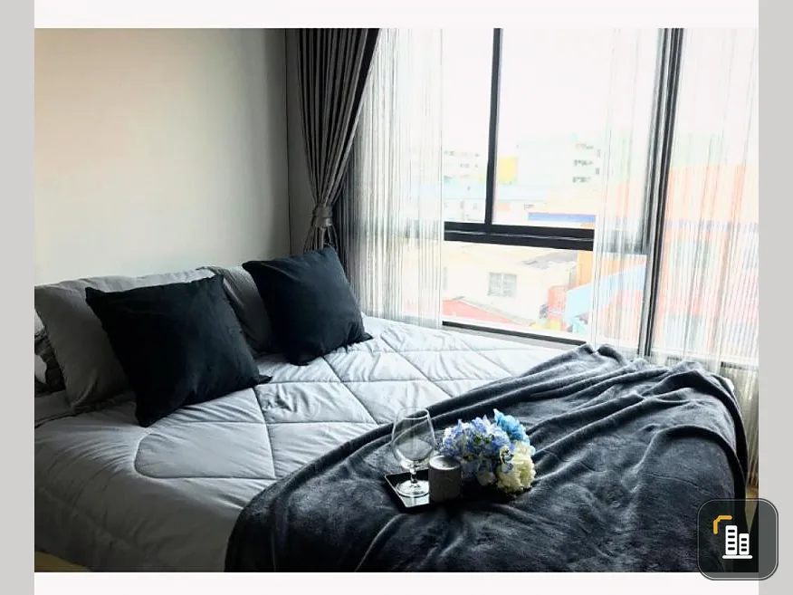 For rent, Notting hill pahol kaset, new room, luxurious decoration, soft bed, focus on sleeping comfortably. If interested, hurry up.