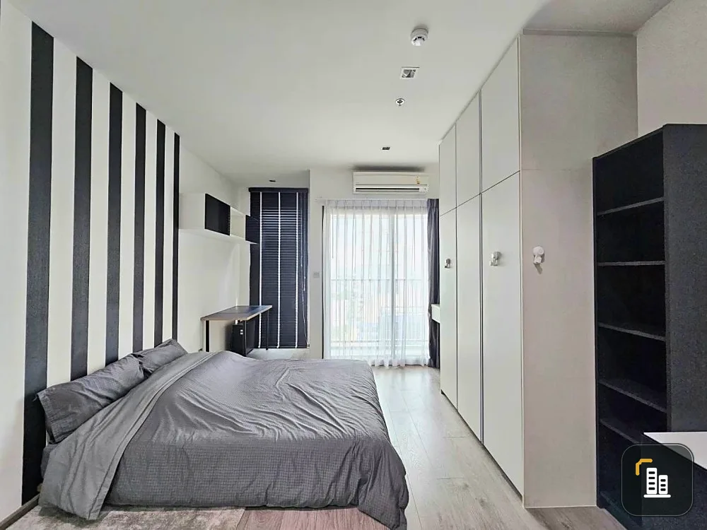 For sale: Wisdom Avenue Ratchada-Ladprao, north-facing room, cool all day, decorated in white-gray-black tones, very chic, don't miss out.