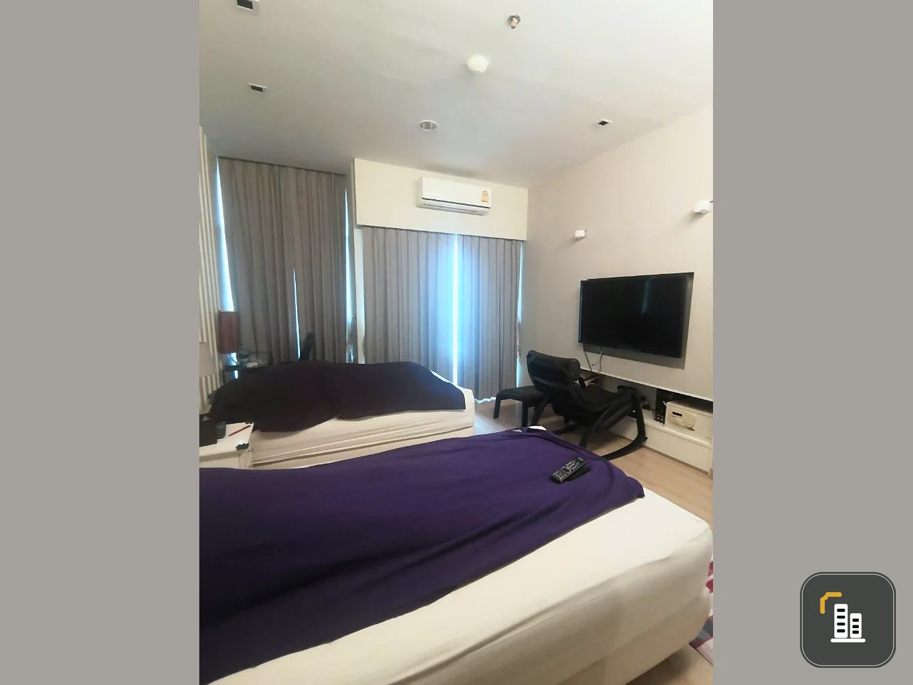 For sale: The Four Wings Residence Srinakarin, 23rd floor, spacious room, fully furnished, ready to move in, reserve now, hurry!