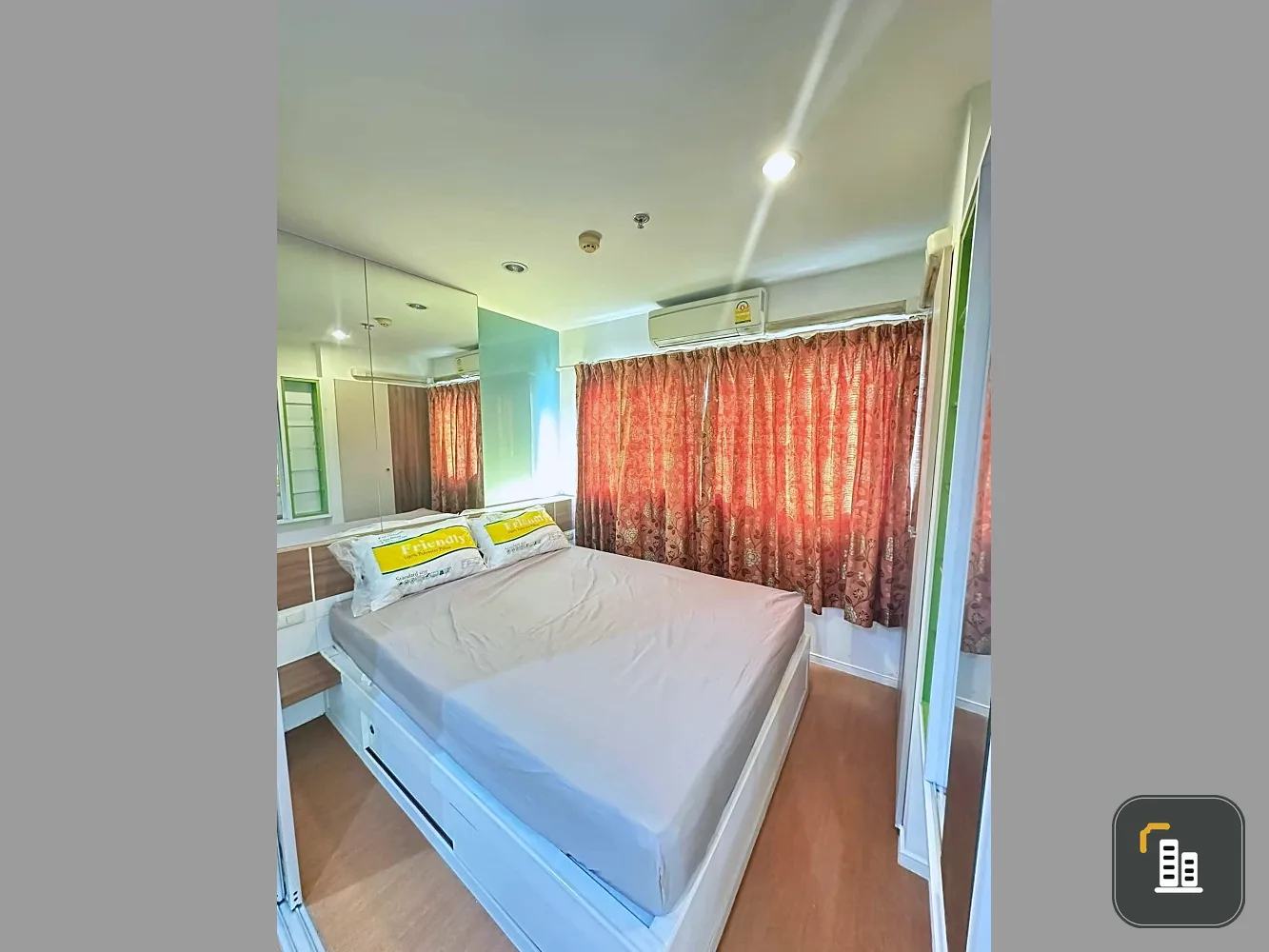 For rent: Lumpini Mega City Bangna, 2 bedrooms, 2 bathrooms, decorated with built-in furniture throughout the room, hurry and grab it now!