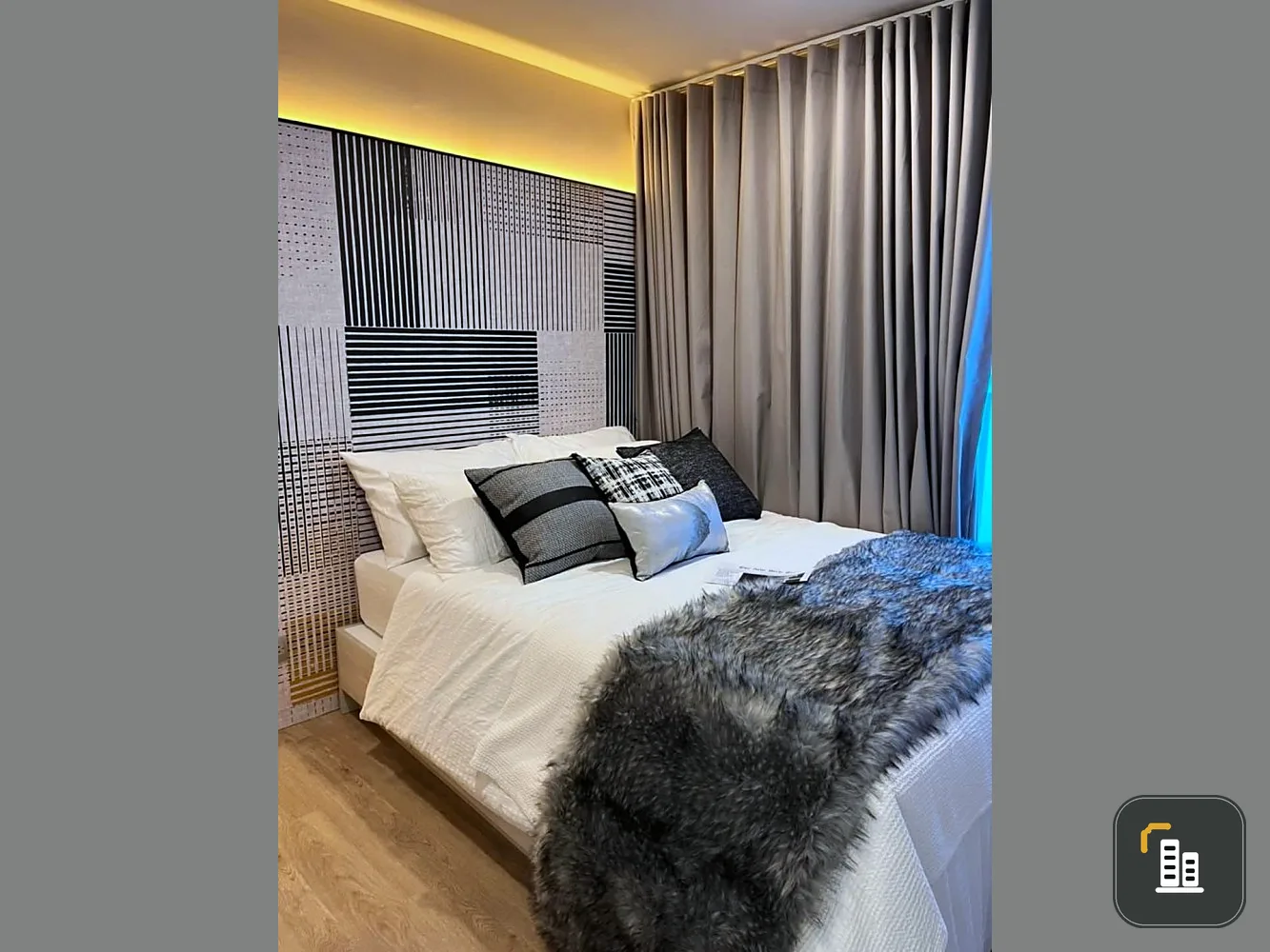 For sale: IVORY Condo Ratchada32, fully furnished room, ready to move in, complete with furniture and electrical appliances. Hurry and reserve now!