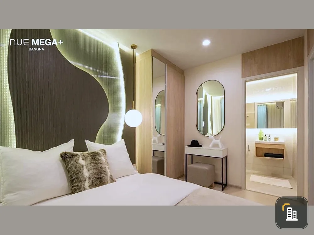 Selling down payment Nue Mega Plus Bangna, 18th floor, high view, affordable price, come and own it today, don't wait.