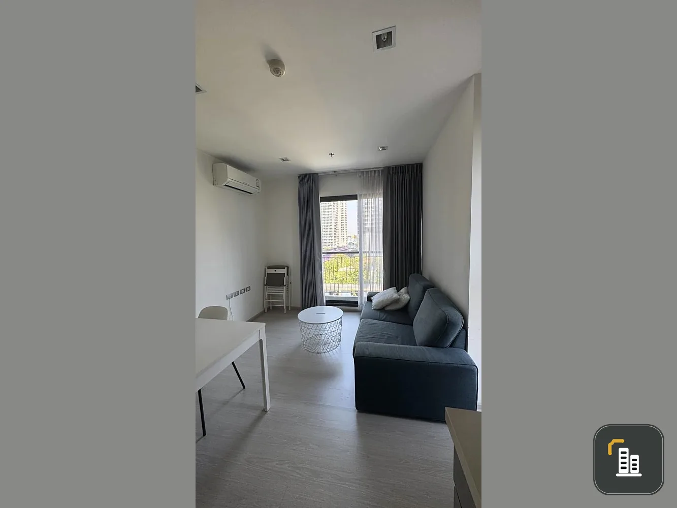Condo for rent Rhythm Sukhumvit 36 - 38, corner room with privacy, fully furnished, ready to move in