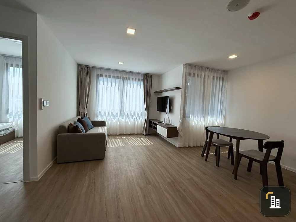 For rent: Atmoz Lat Phrao 71, Building C, 3rd floor, 2 bedrooms, plenty of usable space, don't miss it.
