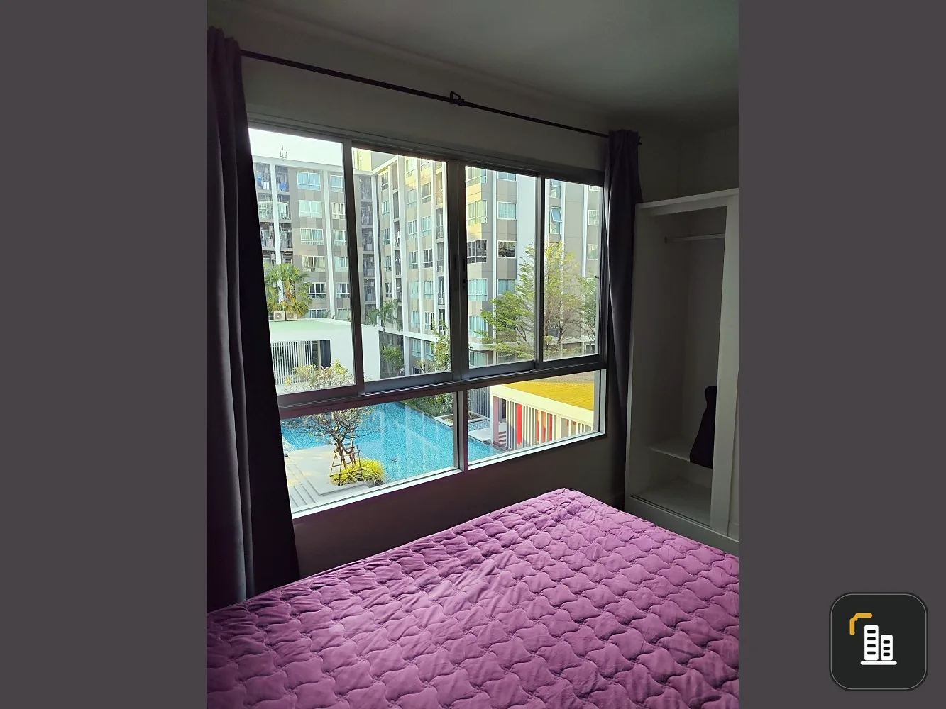 For rent: D Condo Sukhumvit 109, ready to move in, fully furnished, you will regret not booking.