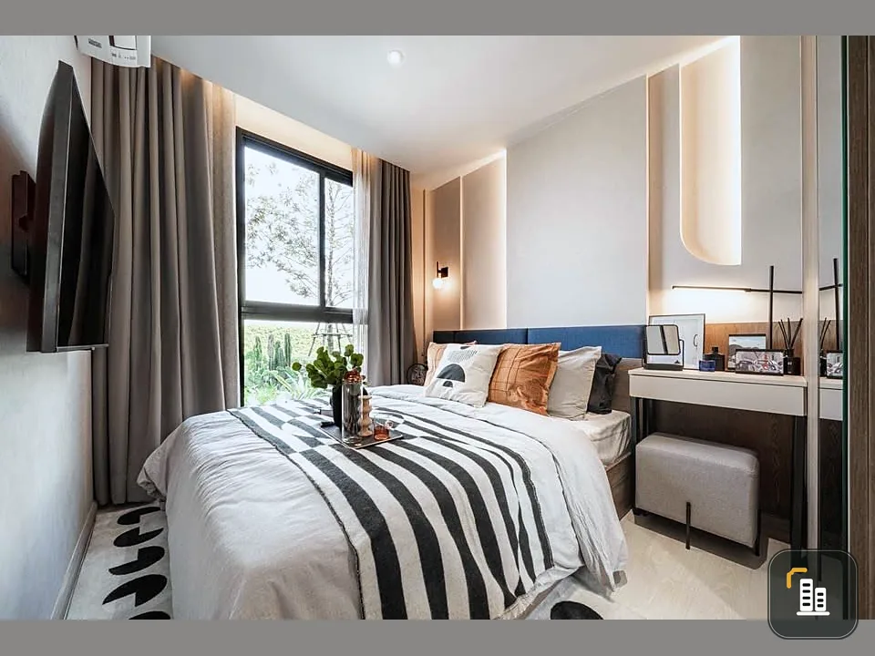 Condo for sale, Nue Core Khukot, 2nd floor, north side, cool and comfortable room all the time. If you don't buy it, you'll regret it later, I'm telli