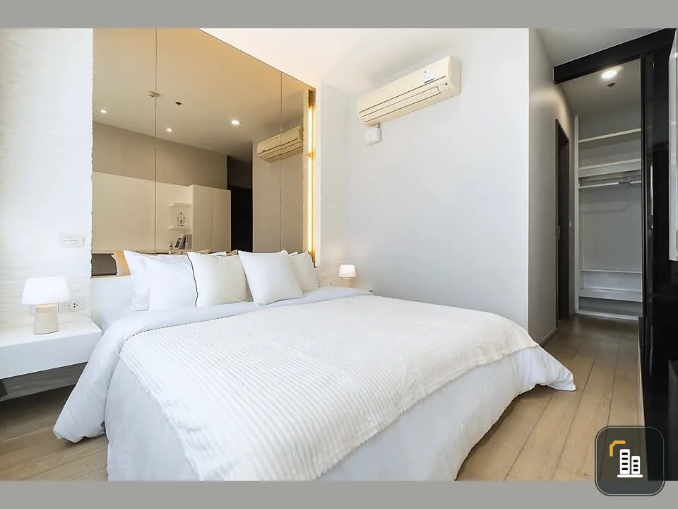 For rent: Pine by Sansiri, high floor, 35th floor, beautiful view, fully furnished, very excellent, just come and move in.