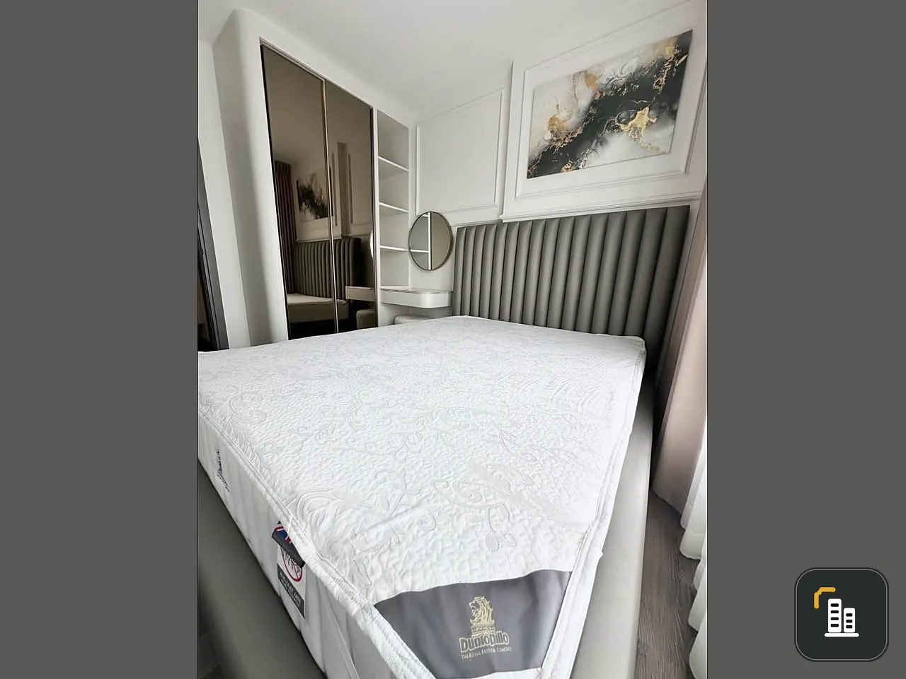 For rent: The Base Park East, very high floor, great city view, beautifully decorated, must book like this.