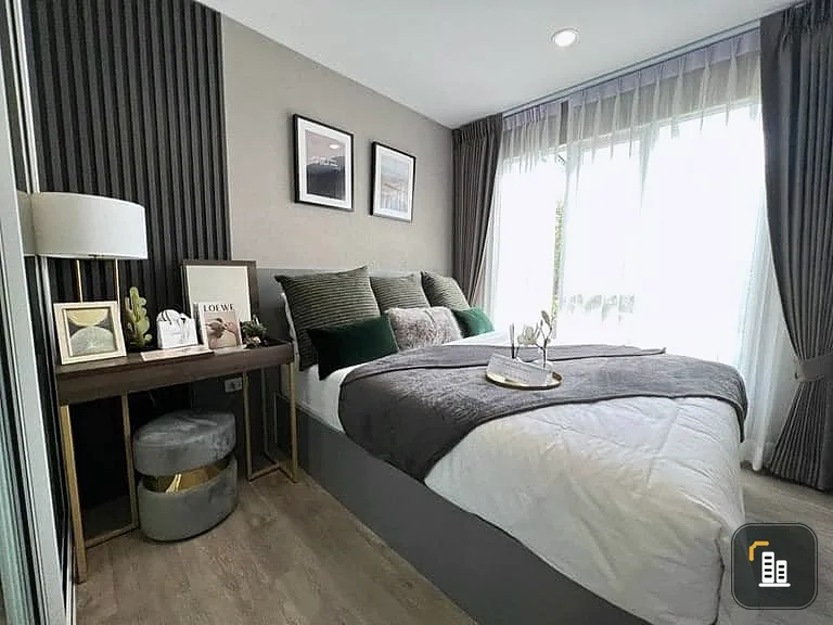 Selling down payment Regent Home Bangna, Building D, east side, open view all the time, hurry up and reserve today.