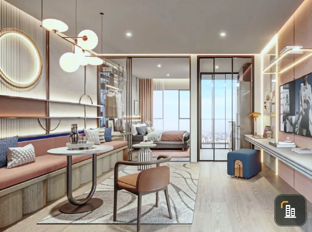 Selling down payment for Aspire Onnut Station, 18th floor, good project, nice location, interested in owning, hurry and reserve now, urgently!