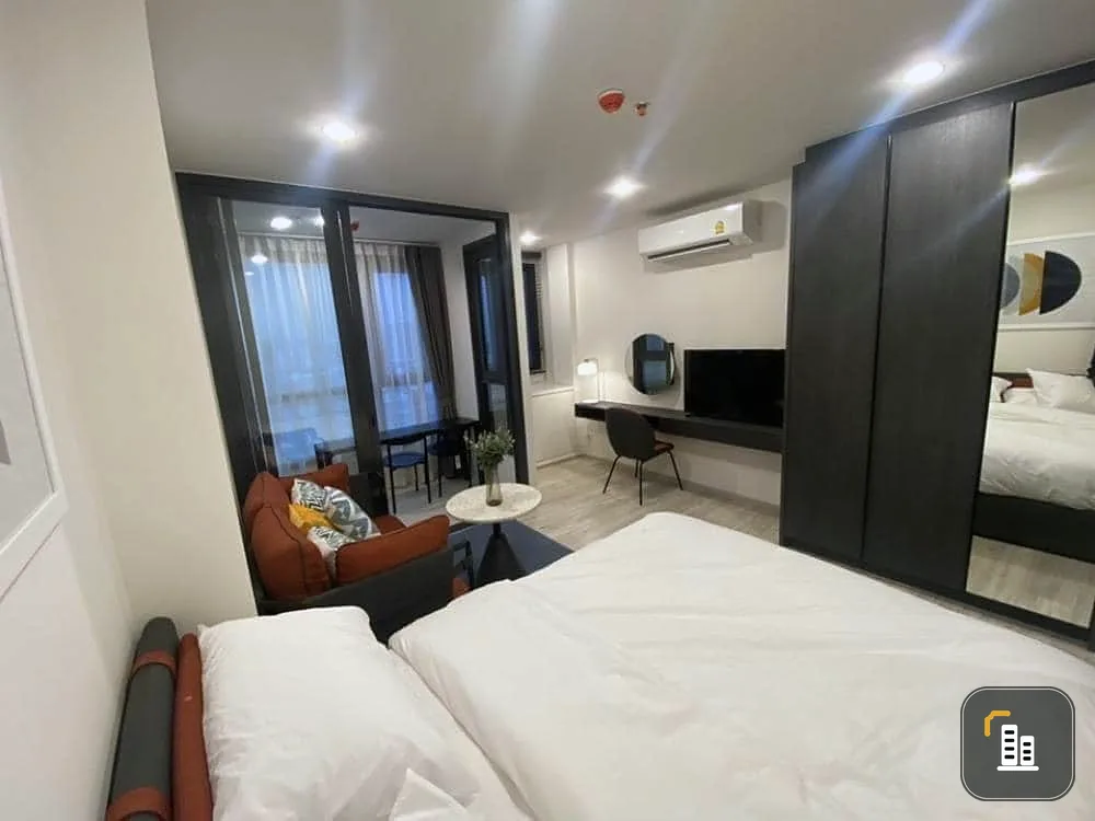 Condo for rent, XT Huai Khwang, Rare Item room, Garden Access, if you don't book, you'll regret it later.