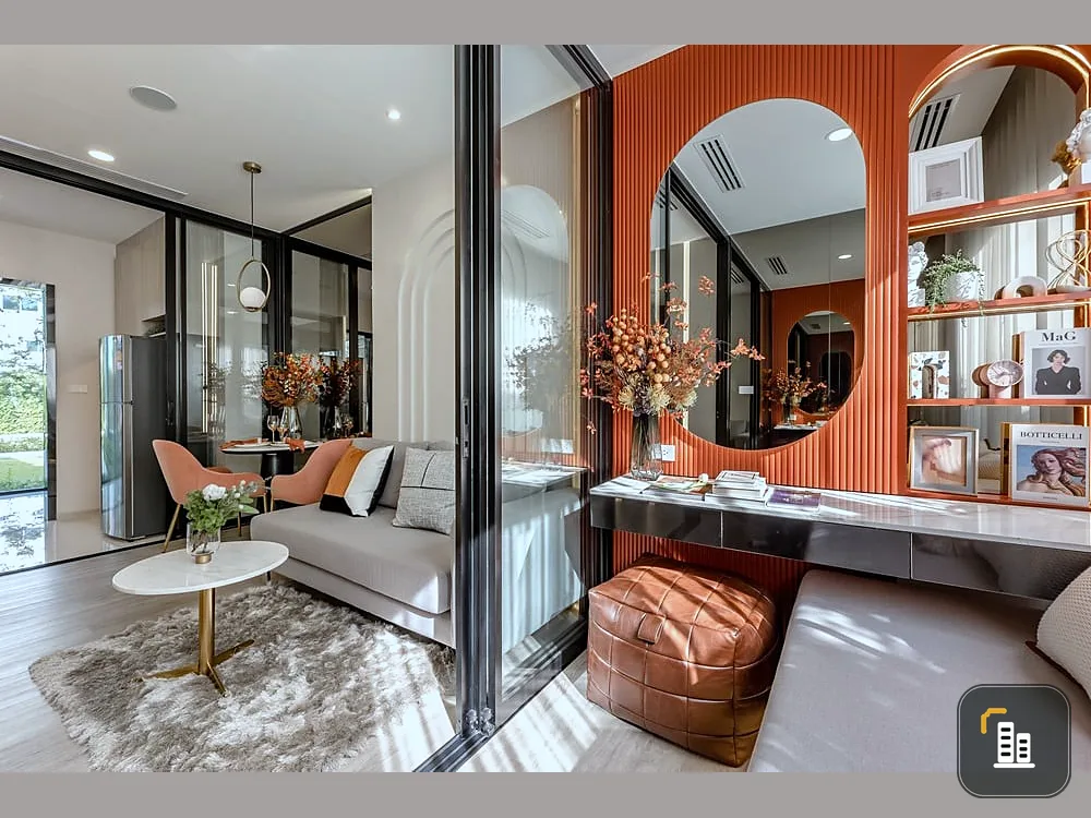 Selling down payment Origin Place Bangna, 9th floor, corner room, neighbors on one side, lots of freebies, if you don't reserve, you'll really miss ou