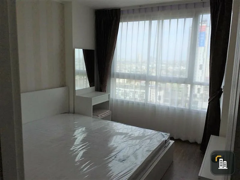 U Delight, Talat Phlu Station for rent, wall attached to the wall, plus you can sleep and look at the beautiful city view. Very satisfied. If interested, hurry to reserve.