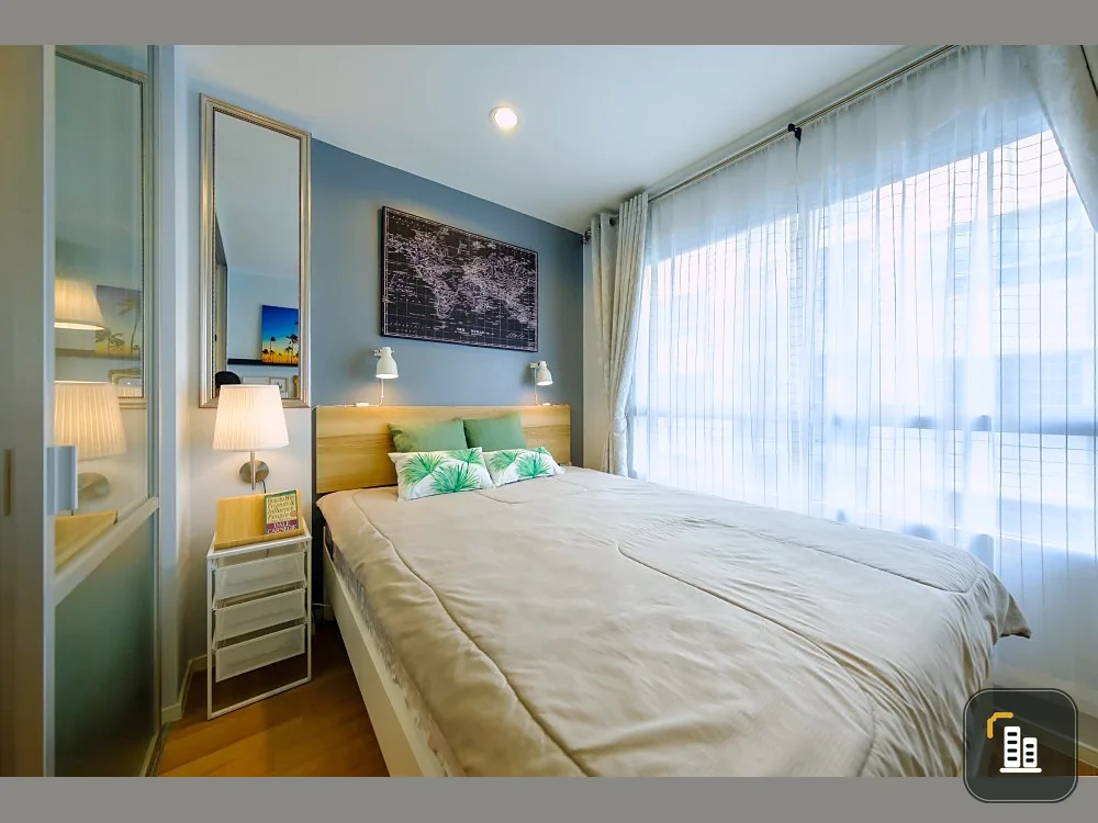 For rent!! Lumpini Ville On Nut 46 condo, 3rd floor, Building B, beautiful room, fully furnished, ready to move in, don't miss it!!