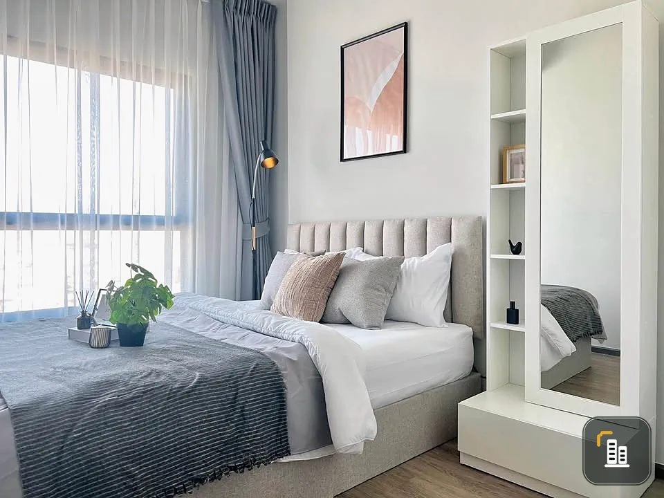 For rent Rich Point @ BTS Wutthakat 17th floor, beautiful room, fully decorated, book now, hurry!