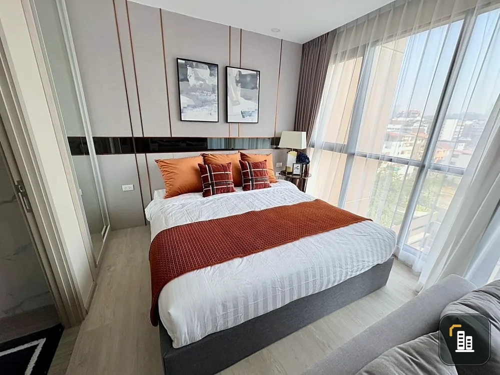 For rent: The Panorama Pattaya (South Pattaya), 8th floor, city view, beautiful room, fully furnished, ready to move in. Interested, hurry and book no