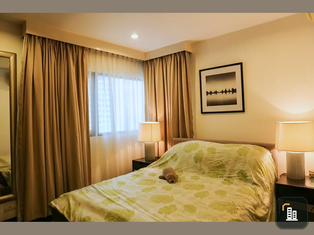 For rent: Sathorn Gardens, 19th floor, spacious room, comfortable, fully furnished, book now, hurry!