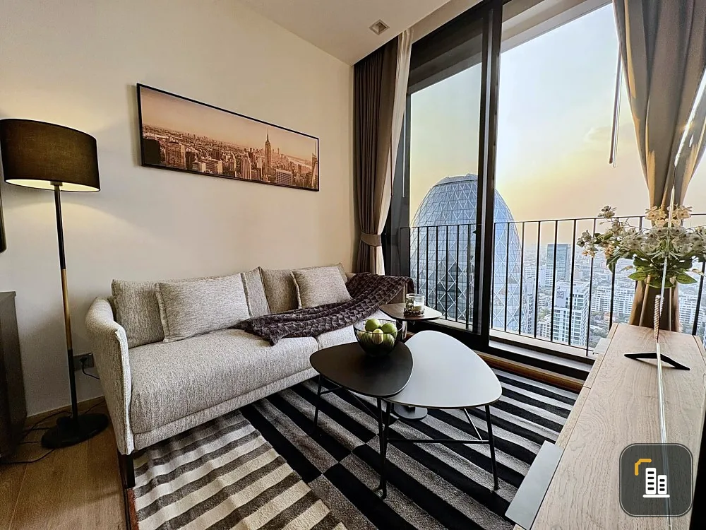 Condo for rent, Noble Around Ari, corner room, private, complete in one place, can drag your suitcase in and move in