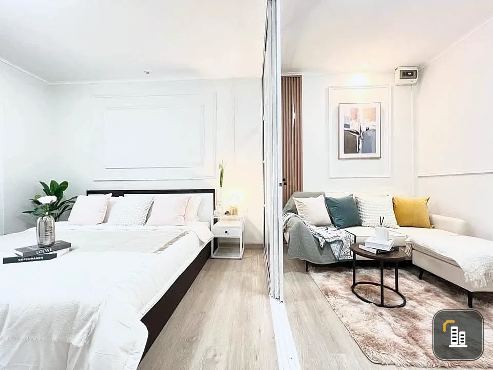 For sale: City Home Ratchada-Pinklao (Charan Sanitwong 95/1), simply decorated and comfortable, fully furnished, ready to move in.
