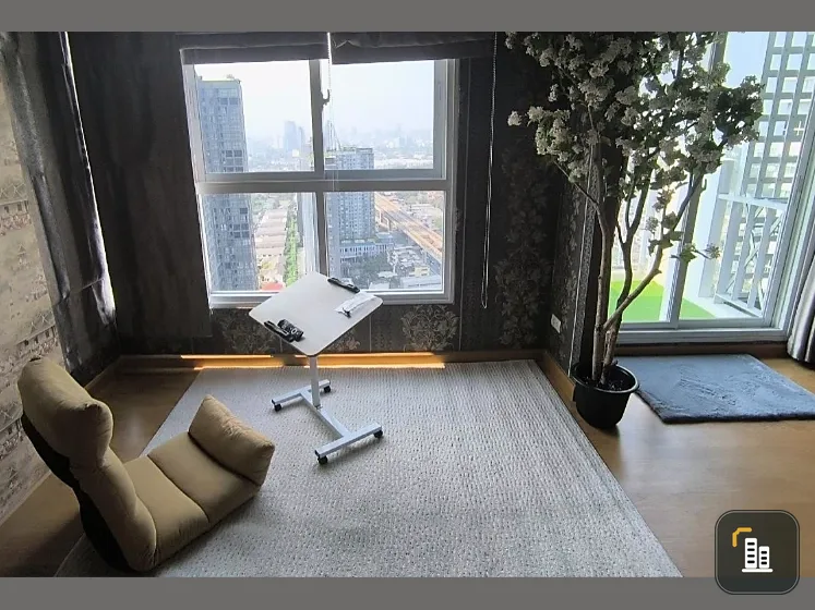 For rent: The Parkland Ratchada-Wong Sawang, 33rd floor, high floor, fully furnished, ready to move in, reserve now!