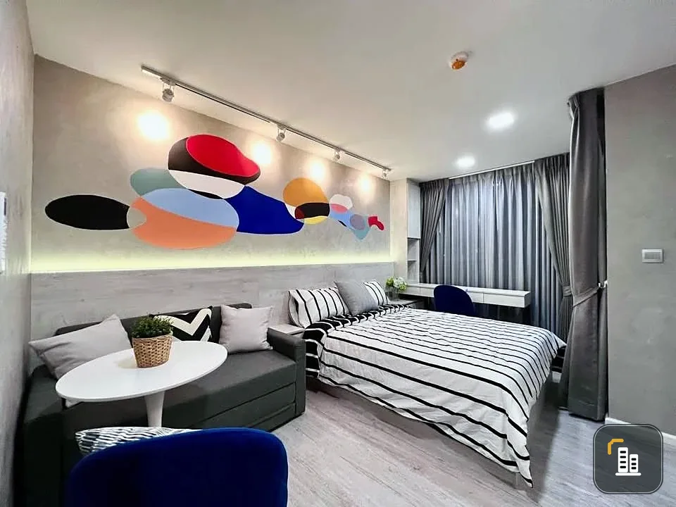 For rent: Atmoz Tropicana Bangna, decorated with built-in furniture, complete with electrical appliances. If you're late, you'll miss out.