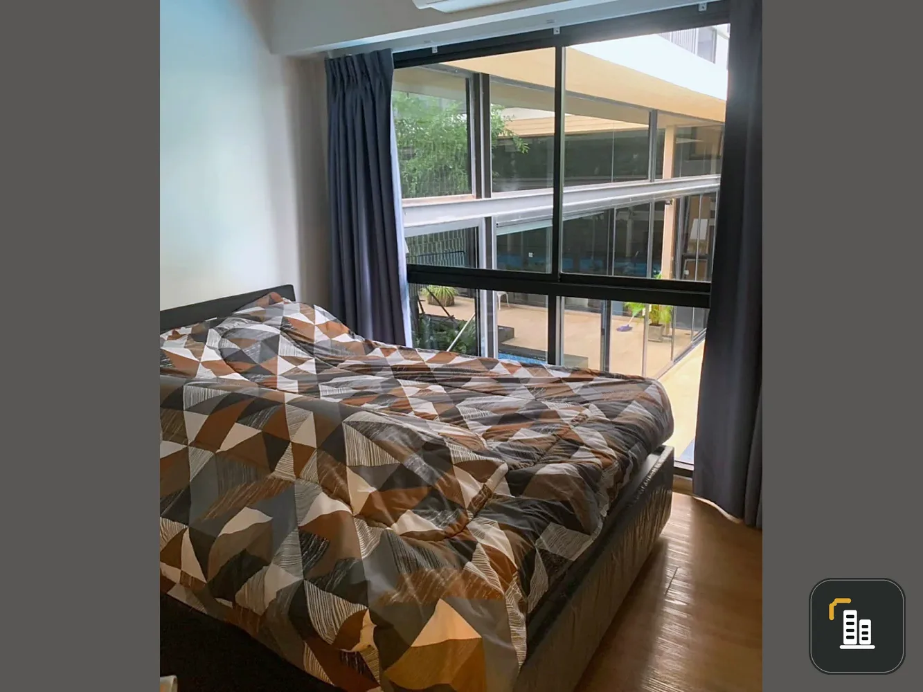 For sale: FELIC LADPRAO-WANGHIN 79, 3rd floor, corner room, balcony with swimming pool view, good atmosphere, very quiet, you can't miss this opportun