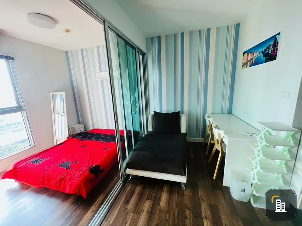 For sale: A Space Me Bangna, 17th floor, comes with complete furniture and appliances. Reserve now, hurry!