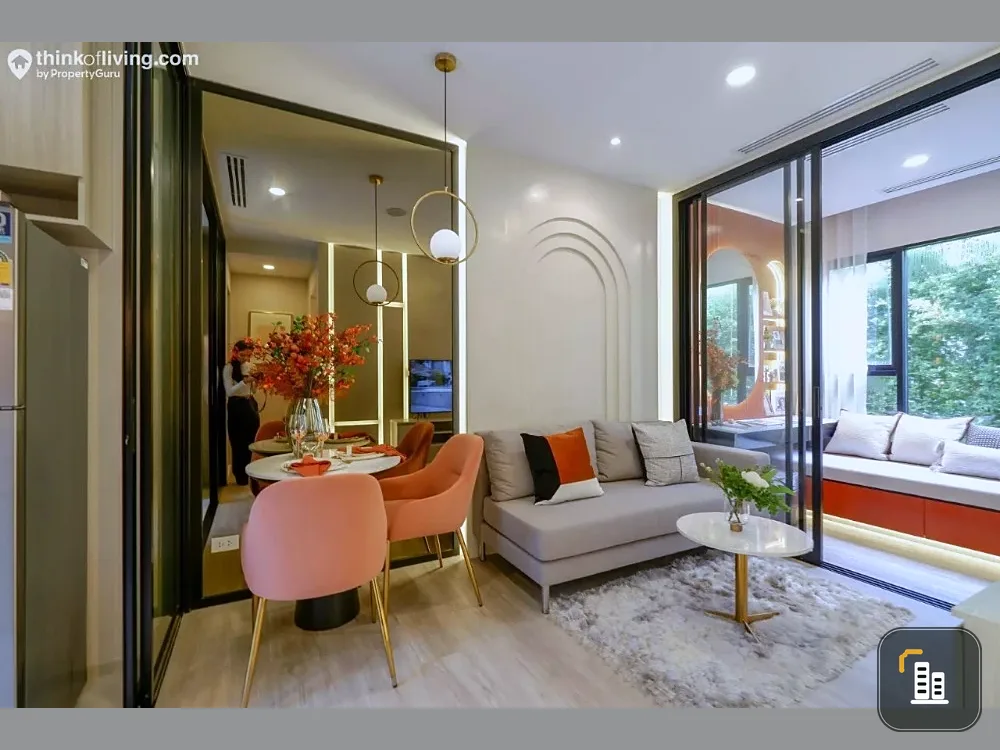 Selling down payment Origin Place Bangna 1 bedroom 1 bathroom comes with usable space. You must hurry to reserve now.