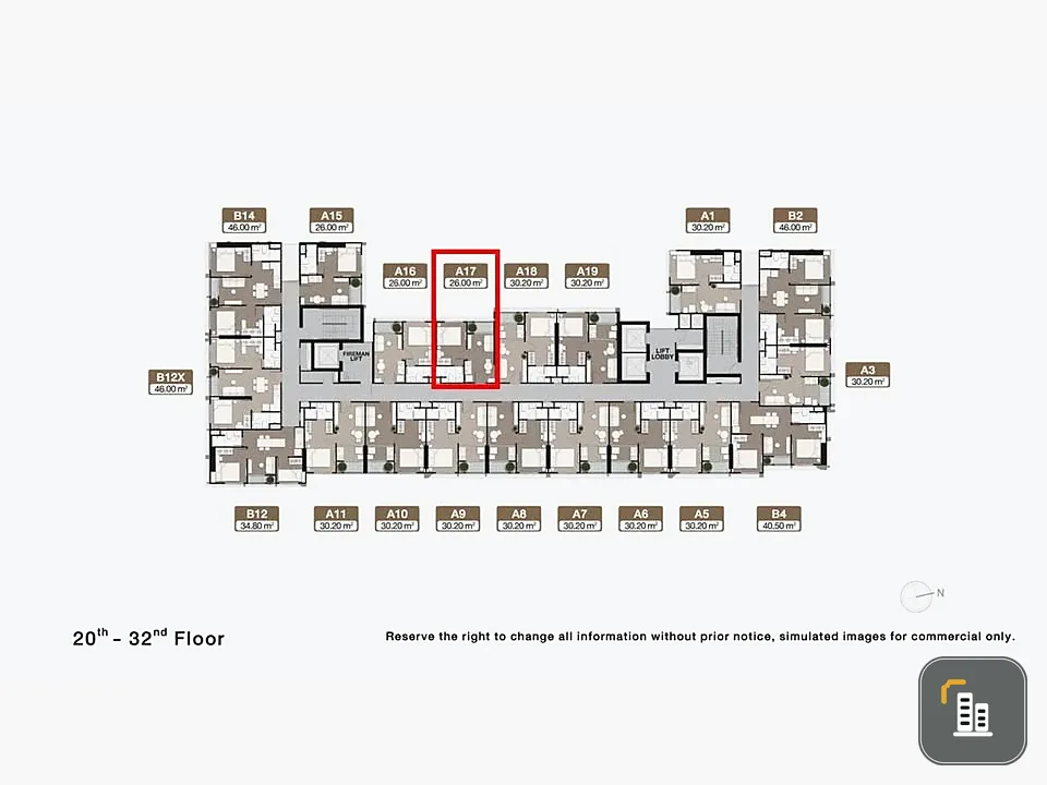 Selling down payment Noble New District R9, 25th floor, front building, very beautiful view, not blocked, great location that you should not miss.