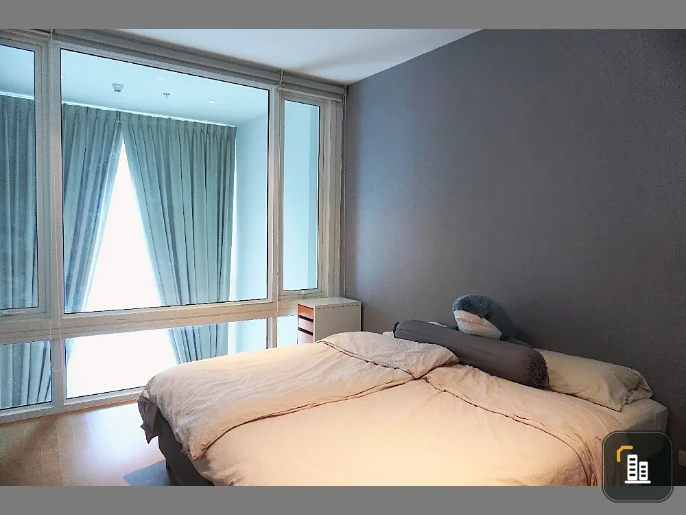 For sale: Villa Ratchadevi, 21st floor, city view, no buildings blocking the view, fully furnished room, nice to live in, book now, don't miss out.
