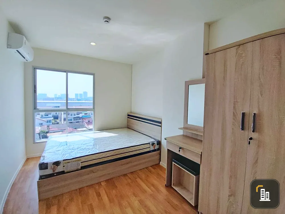 For rent: Lumpini Ville Sukhumvit 101/1-Punnawitthi, 7th floor, spacious room, 2 bedrooms, 2 bathrooms, complete electrical appliances, meets all need