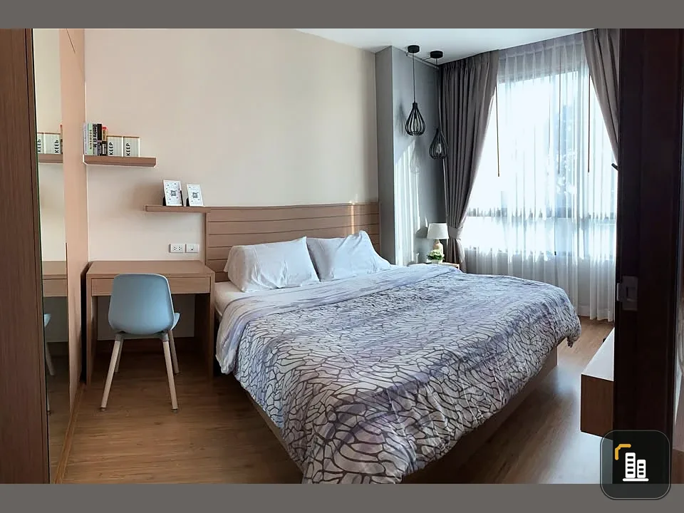 For rent: The Sky Condo Sriracha, 6th floor, swimming pool view, nice atmosphere, nice to live in, fully equipped with facilities, ready to move in