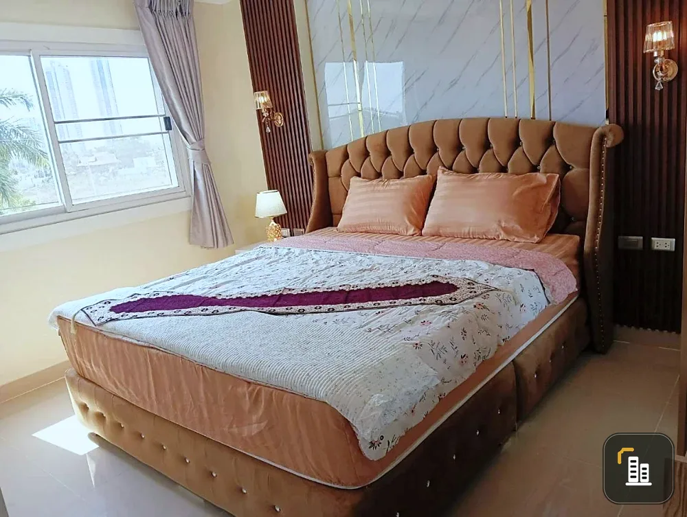 For rent Porch Land 2 Jomtien Resort, size 75 sq m., 4th floor, with quality furniture, don't miss it.