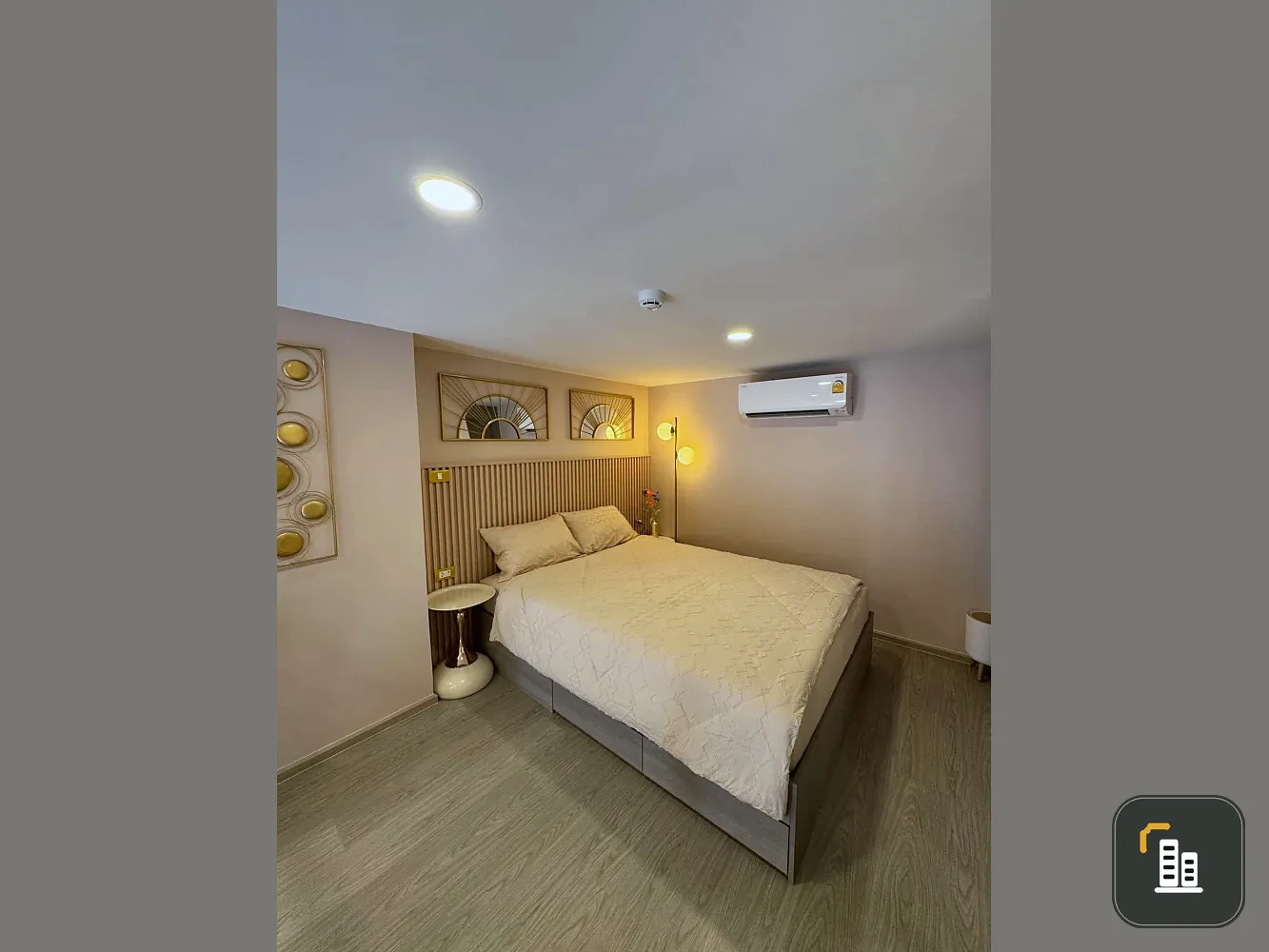 For sale, for rent, Origin Plug and Play Ramkhamhaeng Triple Station, Duplex room, 15th floor, fully furnished, ready to move in immediately