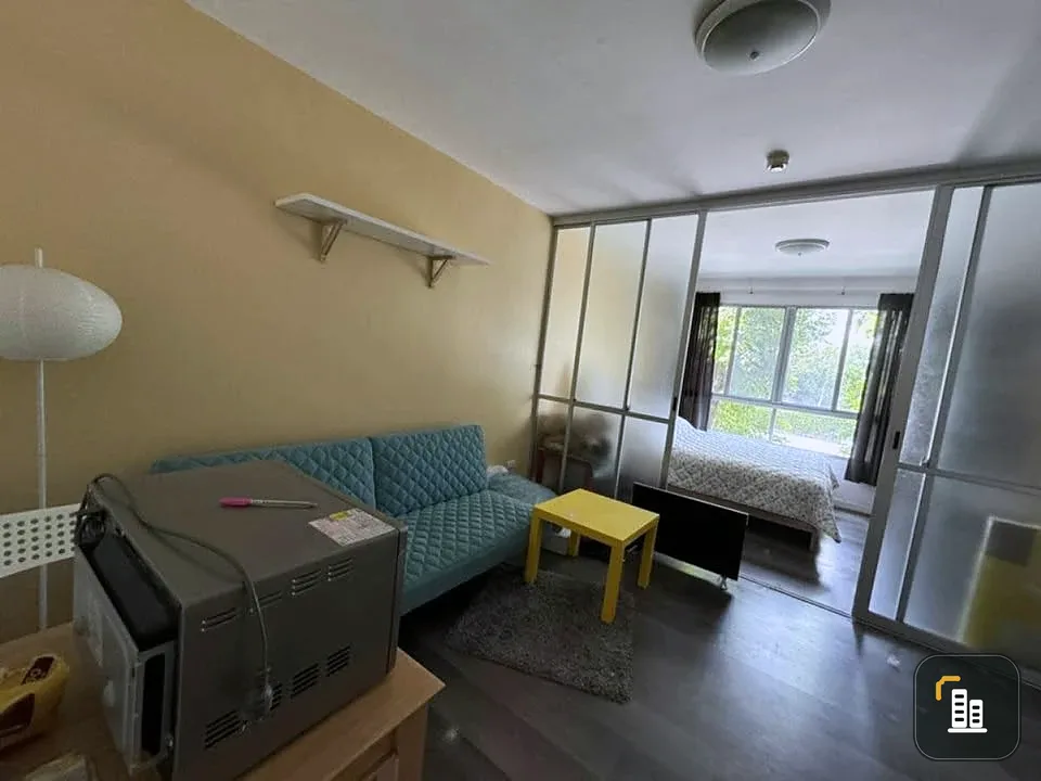 For sale: D Condo Campus Resort ABAC Bangna, Building C, 2nd floor, room with partition, beautifully decorated, must book.