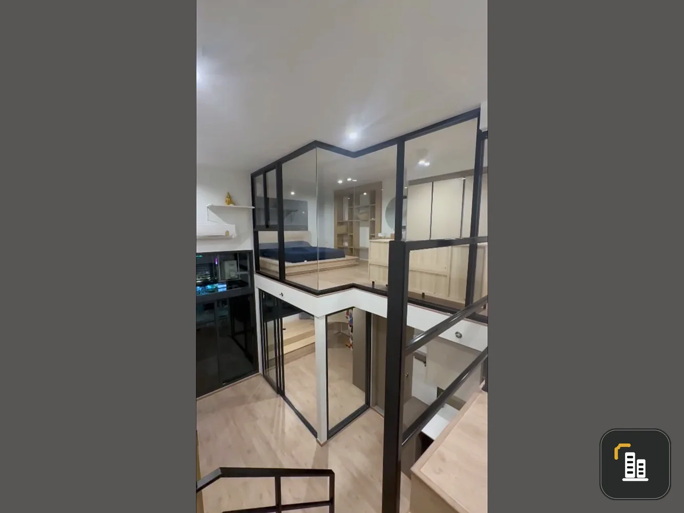 Condo for sale IDEO Asoke-Rama 9, nice room, comes with lots of usable space, come and reserve now, don't wait.
