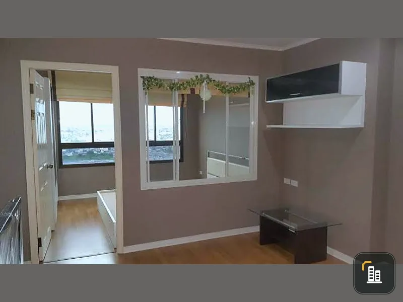 Condo for sale, Lumpini Place Ratchada-Thapra, coming again, 1 bedroom, 1 bathroom, high floor, great view, if interested, hurry to reserve.