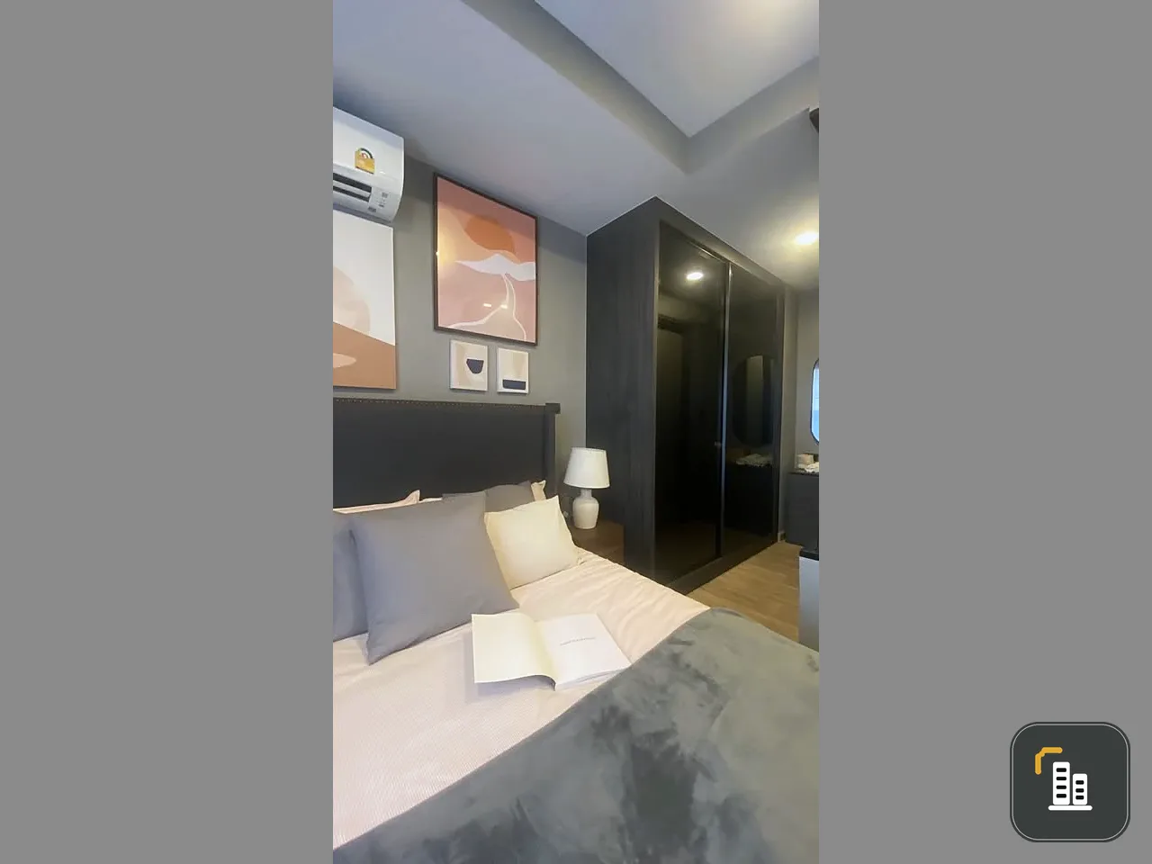 For sale The Teak Ratchada 19, furnished room, ready to move in, complete in one place, if you don't reserve, you'll regret it later.