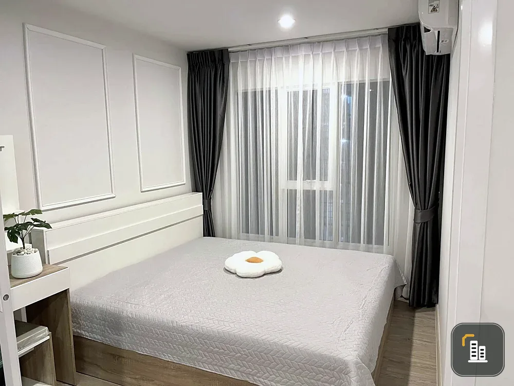 For rent or sale: Regent Home Bangna, 23rd floor, fully furnished room, ready to move in, reserve now, urgently.
