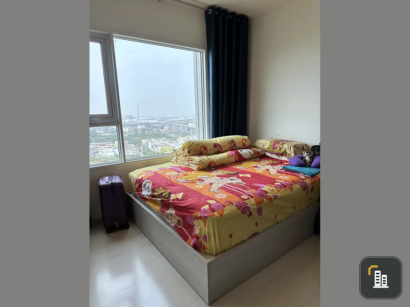 For sale: Aspire Erawan, city view, airy, no buildings blocking the view, with built-in furniture, ready to move in, don't miss it.