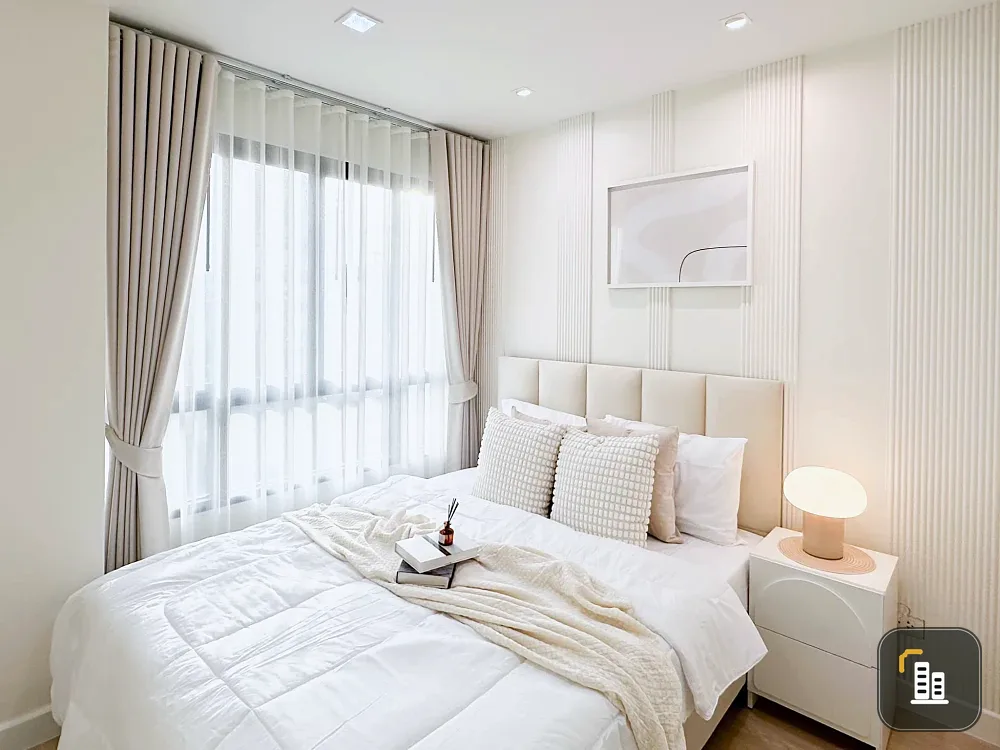 Condo for sale: The Knight, 1 bedroom, beautifully decorated, white tone, comfortable price, you must not miss it.