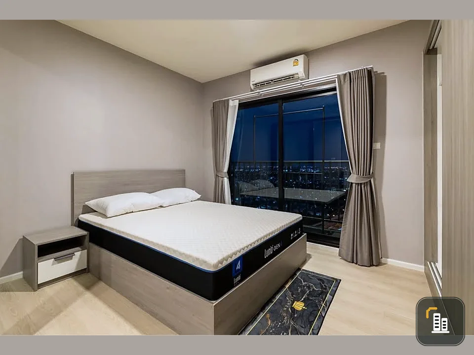 For rent: A Space Mega, Building A, great view, next to Mega Bangna and Ikea, high floor, great atmosphere, if you don't book, you'll really miss out.